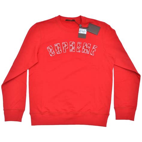 supreme lv crewneck|supreme crewneck shirts for men.